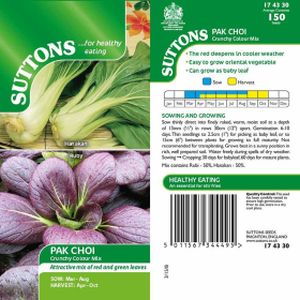 Suttons Pak Choi Crunchy Colour Mix