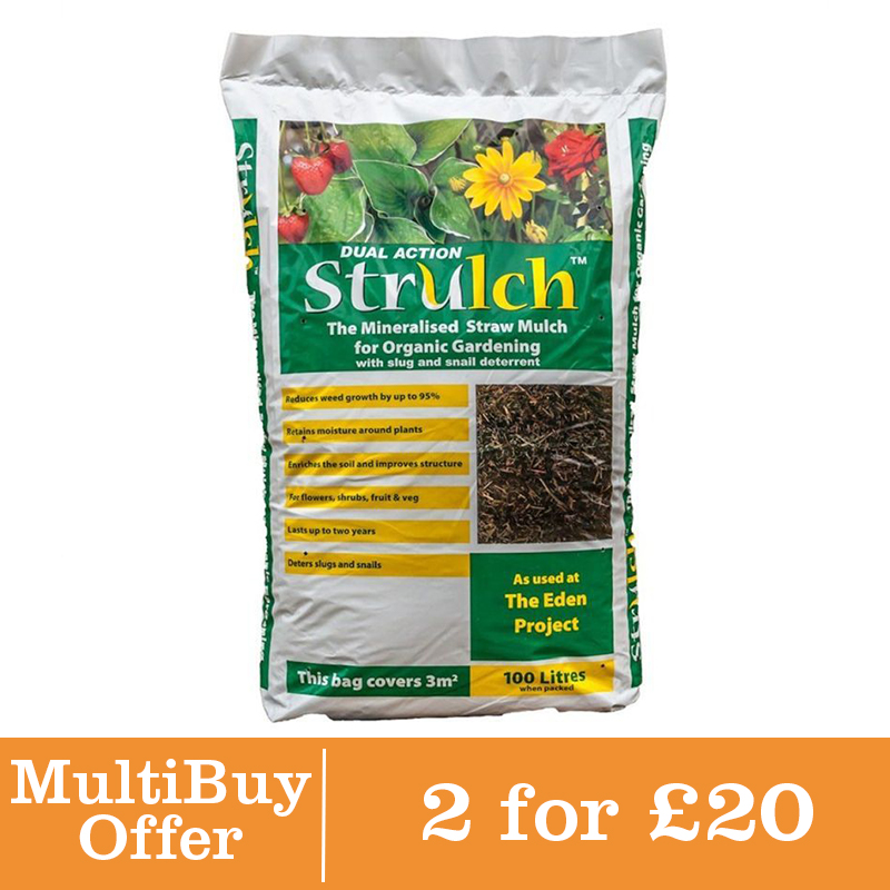 Strulch Organic Straw Mulch 100 Litres Coolings Garden Centre