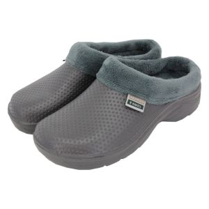 Town & Country Fleecy Cloggies Charcoal - Size 10