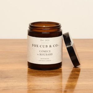 Fox Cub Candles Comice & Rhubarb