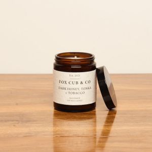 Fox Cub Candles Dark Honey Tonka & Tobacco