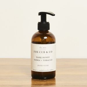 Fox Cub Hand Wash Dark Honey Tonka & Tobacco