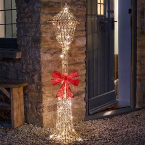 Smart Glittertwist Lamp Post Gold 1.5 M